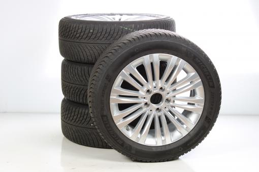 Set di ruote invernali in lega da 17 pollici con pneumatici Michelin per Classe C 206, Mercedes-Benz originale