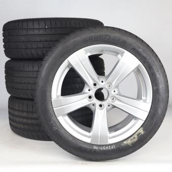 Set di ruote estive in lega da 17 pollici con pneumatici Goodyear per Classe C 206, Mercedes-Benz originale