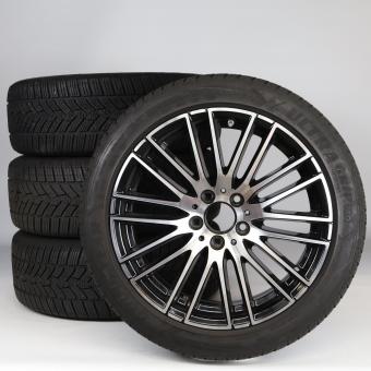 Set di ruote invernali in lega da 18 pollici con pneumatici Goodyear per Classe C 206, Mercedes-Benz originale