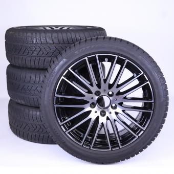 Set di ruote invernali in lega da 18 pollici con pneumatici Pirelli per Classe C 206, Mercedes-Benz originale