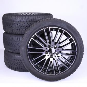 Set di ruote invernali in lega da 18 pollici con pneumatici Pirelli per Classe C 206, Mercedes-Benz originale