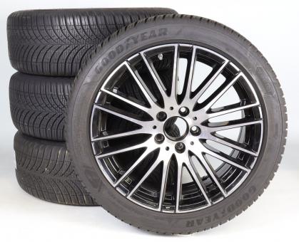Set di ruote quattro stagioni da 18 pollici con pneumatici Goodyear per Classe C 206, Mercedes-Benz originale