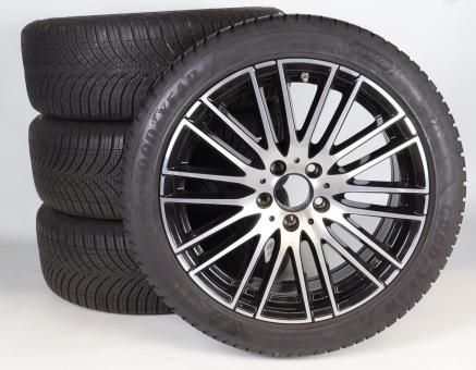 Set di ruote quattro stagioni da 18 pollici con pneumatici Goodyear per Classe C 206, Mercedes-Benz originale
