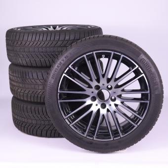 Set di ruote invernali in lega da 18 pollici con pneumatici Continental per Classe C 206, Mercedes-Benz originale