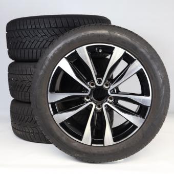 Set di ruote invernali in lega da 17 pollici con pneumatici Goodyear per Classe C 206, Mercedes-Benz originale