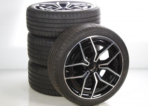 Set di ruote estive in lega da 19 pollici con pneumatici Goodyear per Classe C 206, Mercedes-AMG originale
