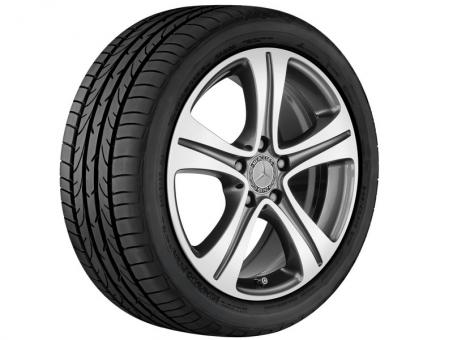 Cerchio in alluminio a 5 razze 