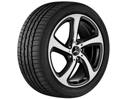 Cerchio in alluminio a 5 razze 