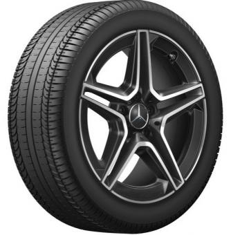 Cerchio in alluminio AMG a 5 doppie razze 