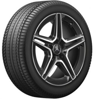 Cerchio in alluminio AMG a 5 doppie razze 
