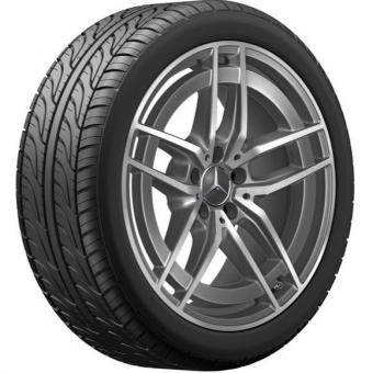 Cerchio in alluminio AMG a 5 doppie razze 