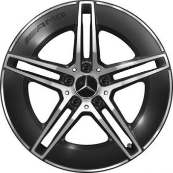 Cerchio in alluminio AMG a 5 doppie razze 