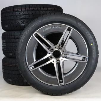 Set di ruote invernali in lega da 19 pollici con pneumatici Pirelli per Classe E 214, Mercedes-AMG originale