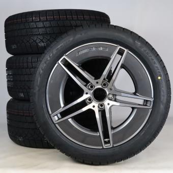 Set di ruote invernali in lega da 19 pollici con pneumatici Pirelli per Classe E 214, Mercedes-AMG originale