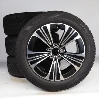Set di ruote invernali in lega da 18 pollici con pneumatici Pirelli per Classe E 214, Mercedes-Benz originale