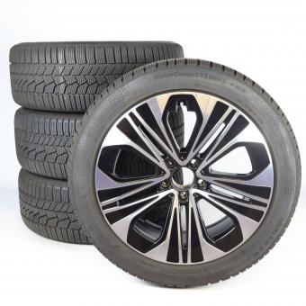 Set di ruote invernali in lega da 19 pollici con pneumatici Continental per Classe E 214, Mercedes-Benz originale