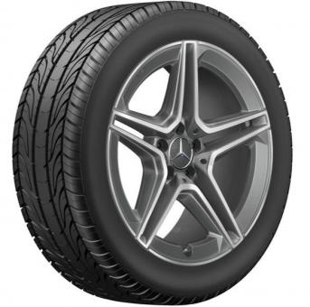 Cerchio in alluminio AMG a 5 doppie razze 