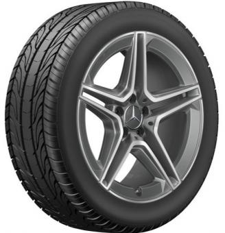 Cerchio in alluminio AMG a 5 doppie razze 