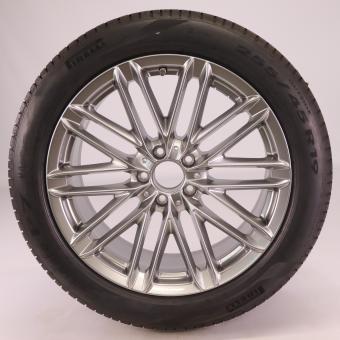 Ruota completa alluminio PIR/CinturatoP7 cerchio a 10 doppie razze 