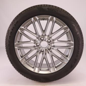 Ruota completa alluminio PIR/CinturatoP7 cerchio a 10 doppie razze 
