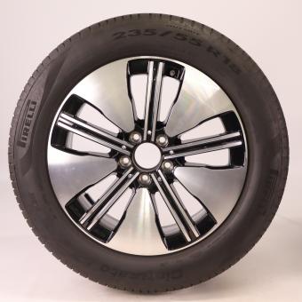 Ruota completa in alluminio PIR/CinturatoP7Elect a 5 doppie 