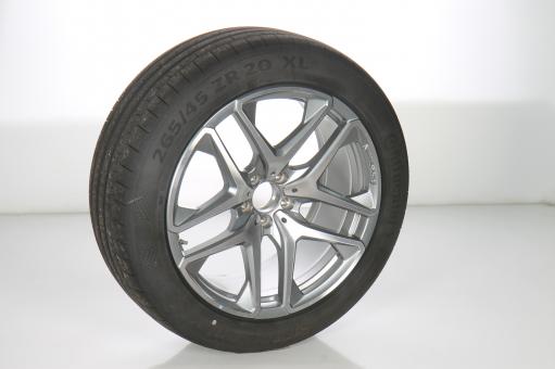 Ruota completa Alu MICHELIN/Pilot5ERG AMG a 5 doppie razze 