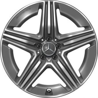 Cerchio in alluminio AMG a 5 doppie razze 