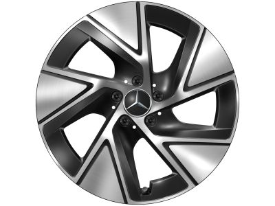 Cerchio in alluminio Aero a 5 fori 