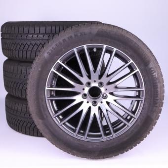 Set di ruote invernali in lega da 19 pollici con pneumatici Continental per GLC -Coupe 254, GLC-SUV X254, Mercedes-Benz originale