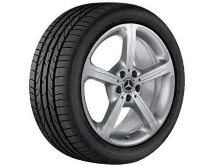 Cerchio in alluminio a 5 razze 