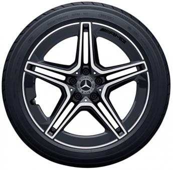 Cerchio in alluminio AMG a 5 doppie razze 