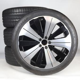 Set di ruote estive in lega da 21 pollici con pneumatici Goodyear per EQS 297, Mercedes-Benz originale