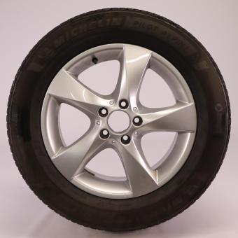 Ruota completa in alluminio MICHELIN/PilotDati 5 a 5 razze 