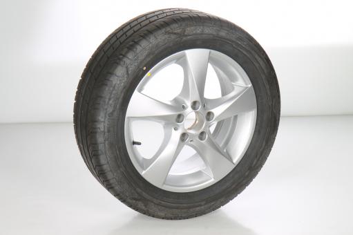 Ruota completa in alluminio MICHELIN/PilotDati 5 a 5 razze 