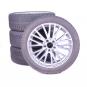 Ruote complete set 18 pollici alluminio Bridgestone Classe C  - Immagine 1