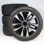 Set di ruote invernali in lega da 17 pollici con pneumatici Goodyear per Classe C 206, Mercedes-Benz originale  - Immagine 1
