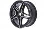 Cerchio in alluminio AMG a 5 doppie razze  - Immagine 1
