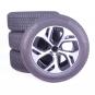 Ruote complete Set 18 pollici alluminio CONTINENTAL Classe E  - Immagine 1