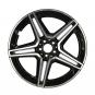 Cerchio in alluminio AMG a 5 doppie razze  - Immagine 3