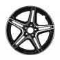 Cerchio in alluminio AMG a 5 doppie razze  - Immagine 3
