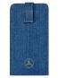 Collection custodia per smartphone blu jeans, 100% cotone  - Immagine 3